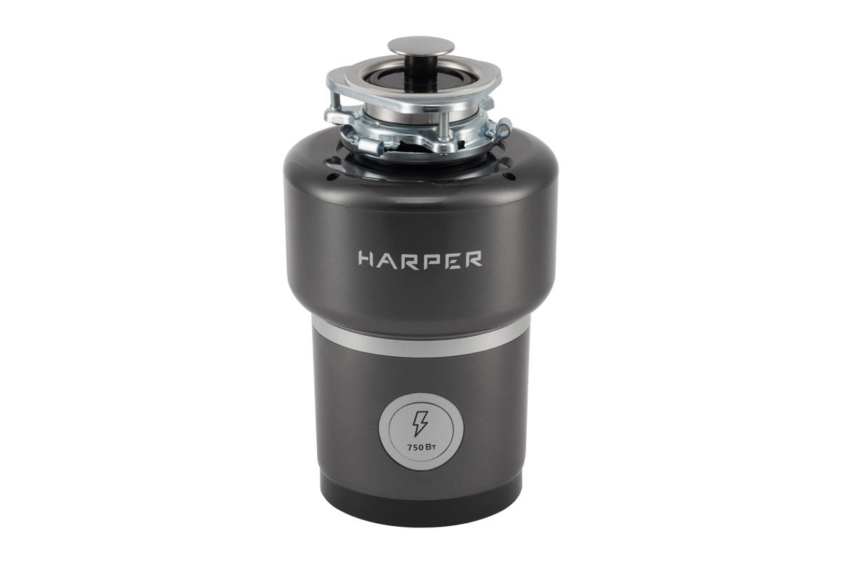 Измельчитель пищевых отходов HARPER HWD-800D01																		 — описание, фото, цены в интернет-магазине PT Stores