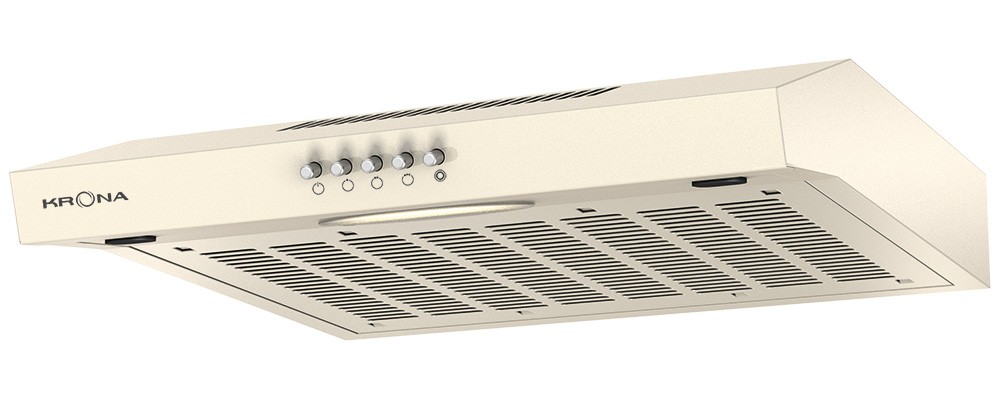 Плоская вытяжка KRONA ERMINA 600 ivory PB																		 — описание, фото, цены в интернет-магазине PT Stores