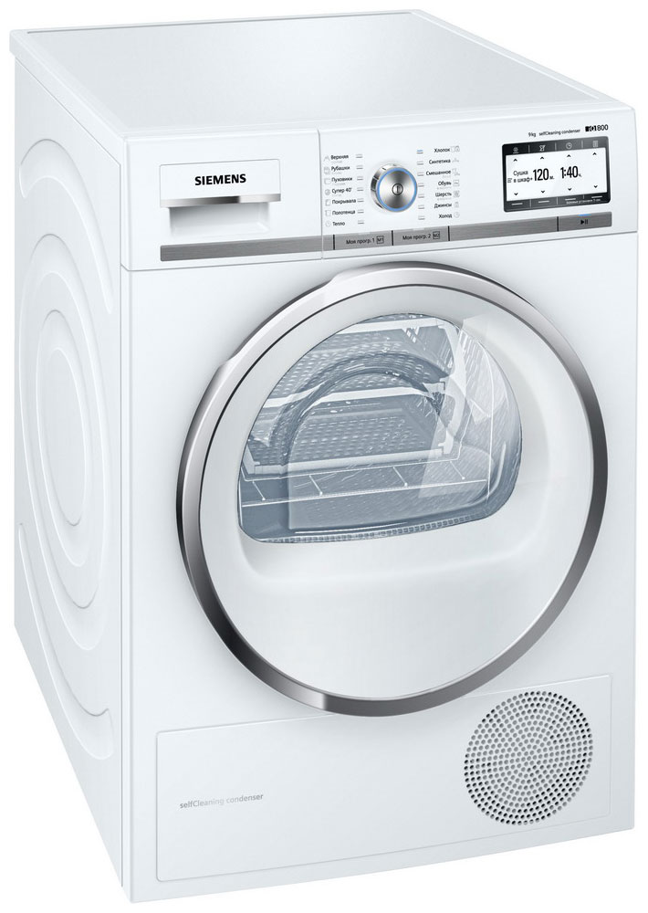 Сушильная машина SIEMENS WT 47Y781																		 — описание, фото, цены в интернет-магазине PT Stores