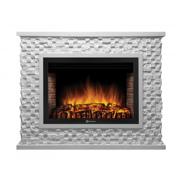 Портал  Electrolux Quadro 30 камень песчаник античный белый, белая эмаль																		 — описание, фото, цены в интернет-магазине PT Stores