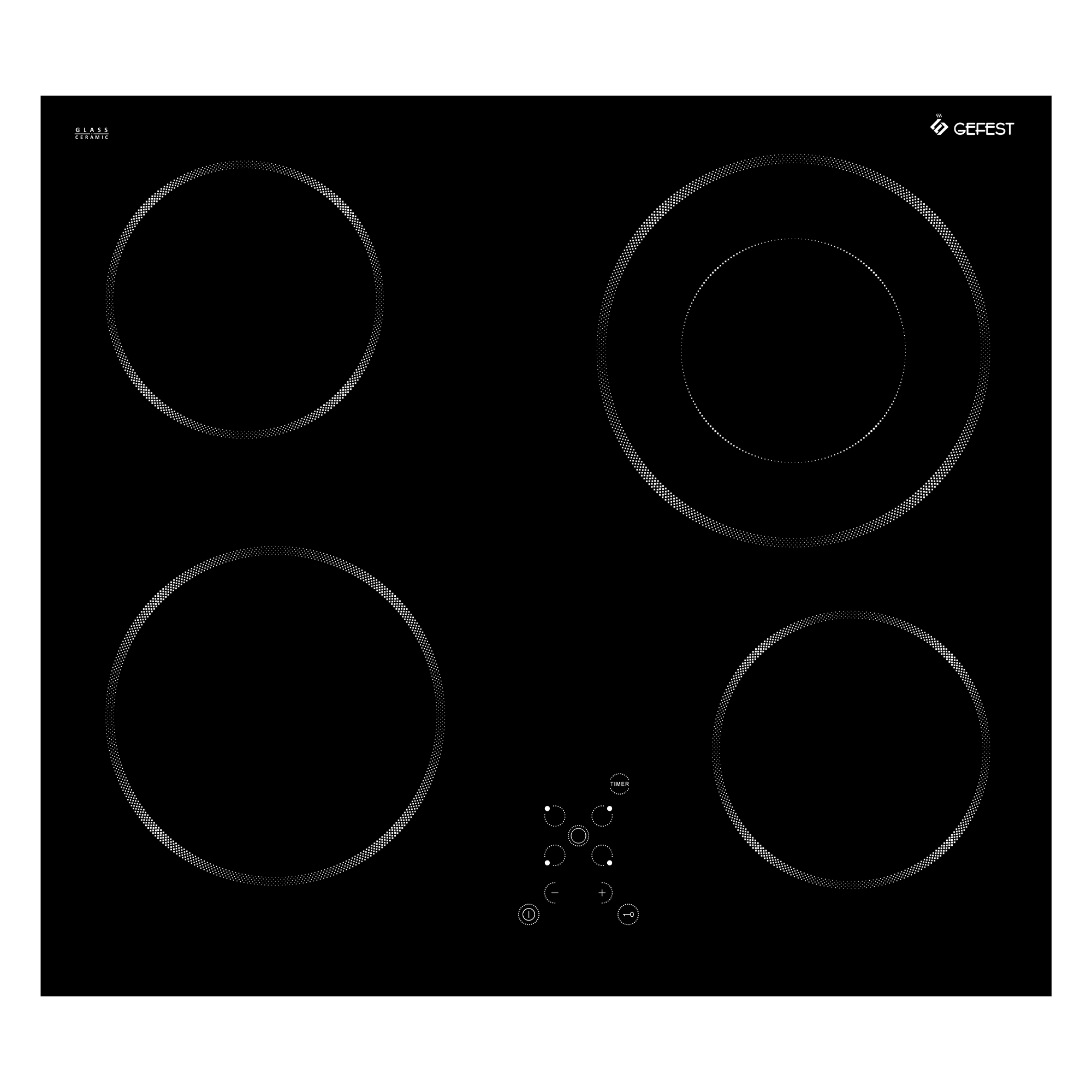 Электрическая варочная панель GEFEST PVE 4233 K10																		 — описание, фото, цены в интернет-магазине PT Stores