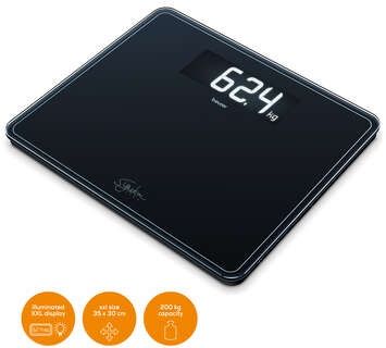 Напольные весы BEURER GS410 Signature Line черные																		 — описание, фото, цены в интернет-магазине PT Stores