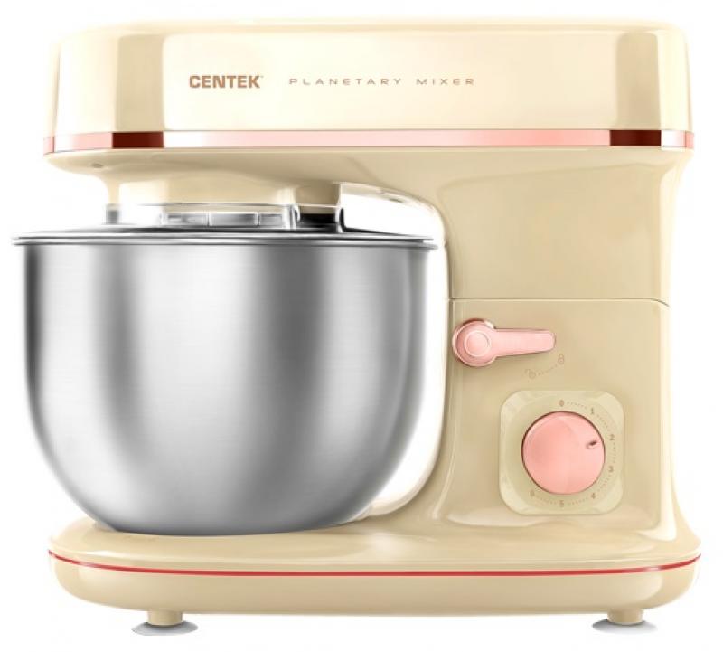 Миксер CENTEK CT-1139 бежевый/хром																		 — описание, фото, цены в интернет-магазине PT Stores