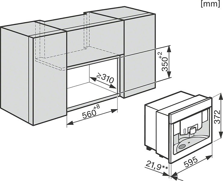 Купить Встраиваемая кофемашина MIELE CVA6431 EDST/CLST сталь — Фото 4