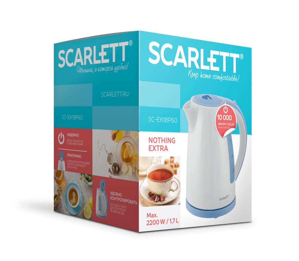 Купить Чайник Scarlett SC-EK18P60 — Фото 3