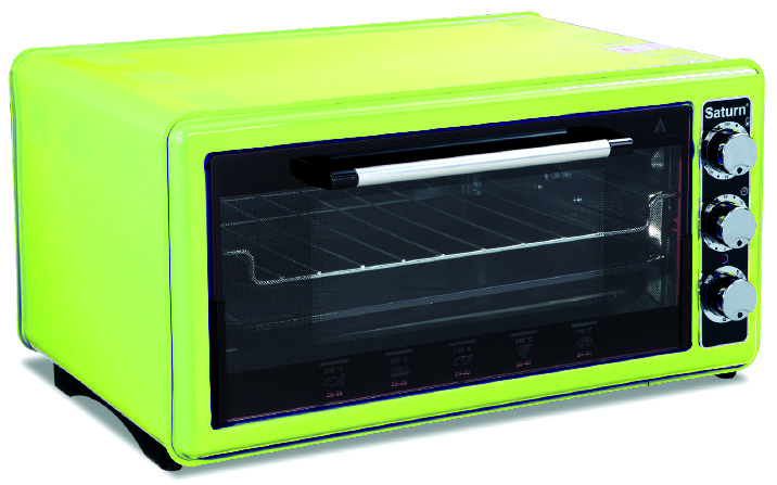 Мини-печь SATURN ST-EC 1077 Green																		 — описание, фото, цены в интернет-магазине PT Stores