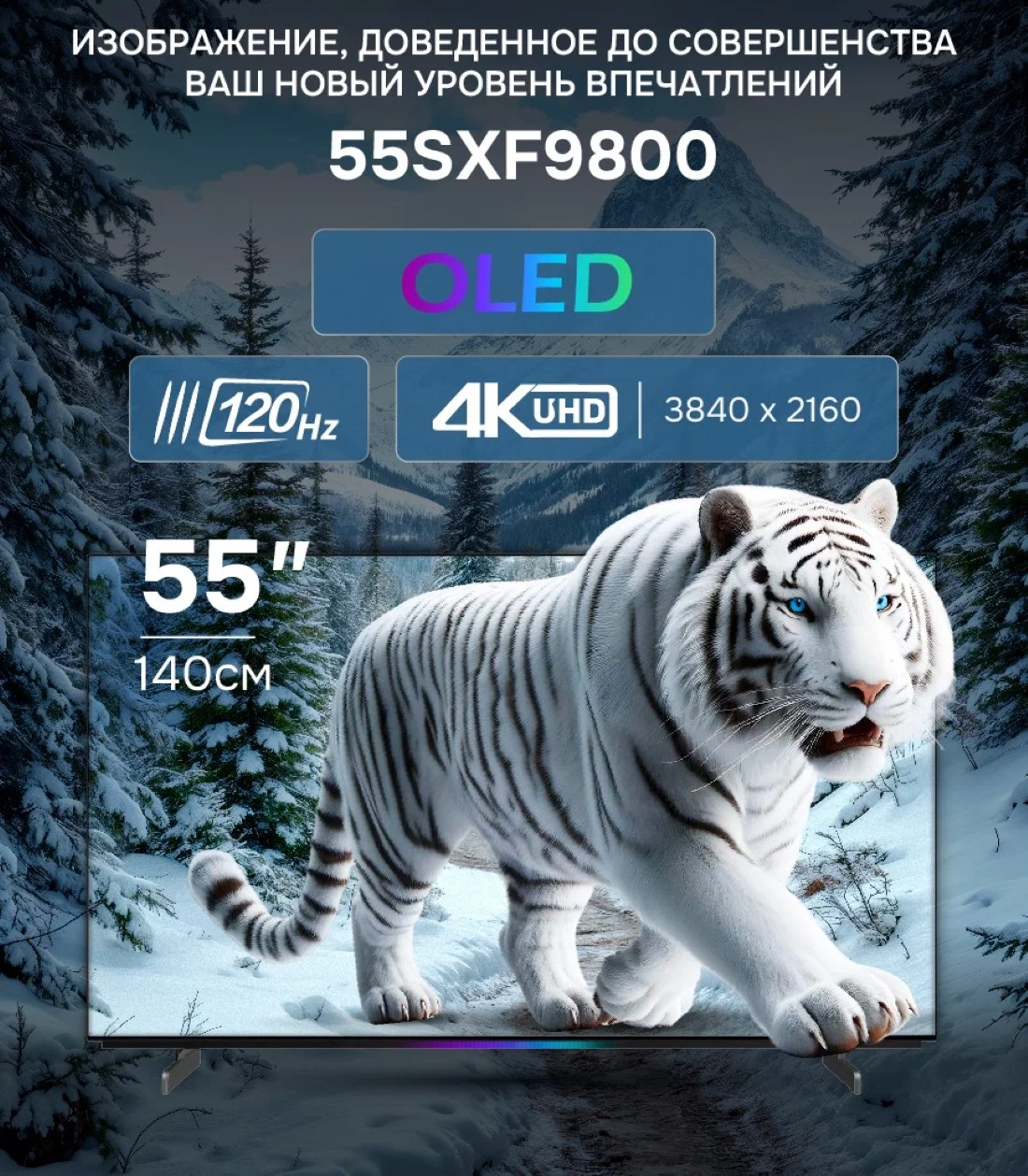 Телевизор SKYWORTH 55SXF9800																		 — описание, фото, цены в интернет-магазине PT Stores