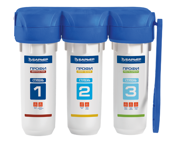 Купить Фильтр для воды БАРЬЕР Фильтр ПРОФИ Complex трехступенчатый — Фото 3