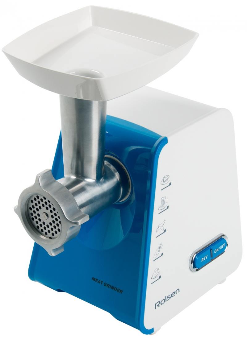 Мясорубка ROLSEN MG-1515PR синий																		 — описание, фото, цены в интернет-магазине PT Stores