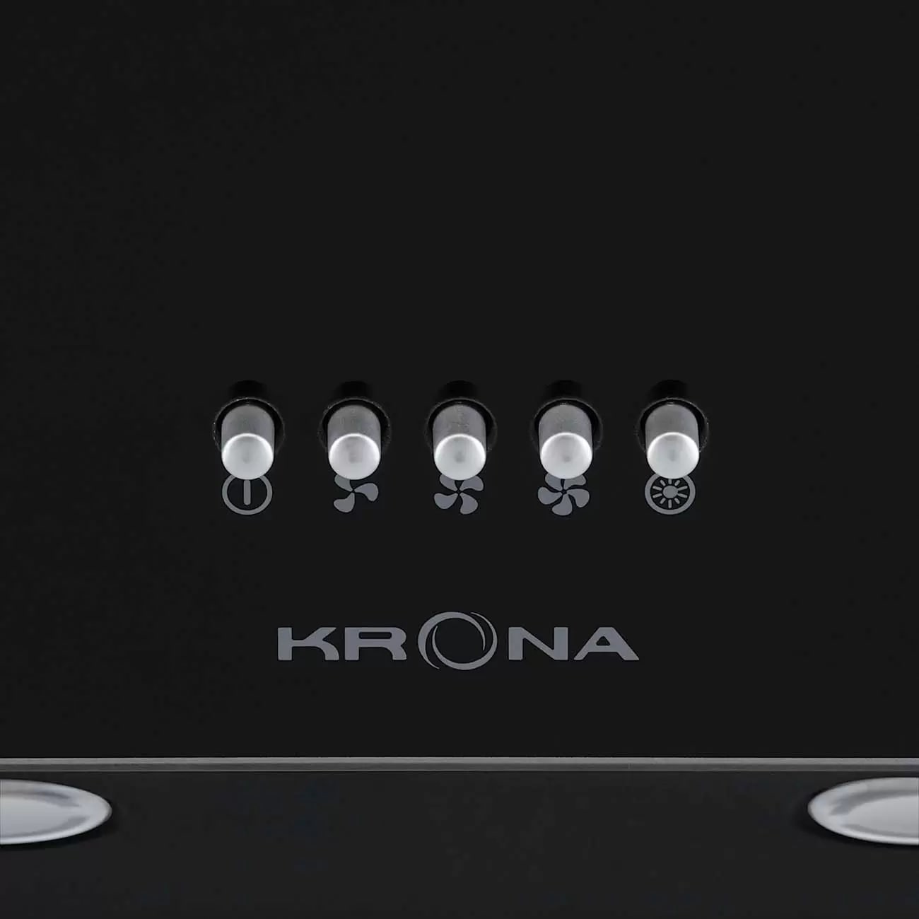 Купить Наклонная вытяжка KRONA HELGA 600 black PB — Фото 3