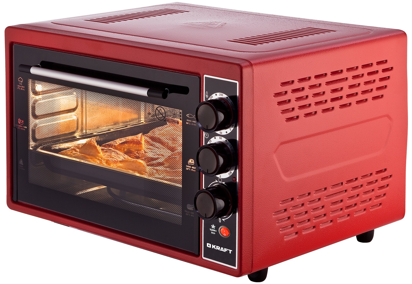 Мини-печь KRAFT KF-MO 3804 KR																		 — описание, фото, цены в интернет-магазине PT Stores