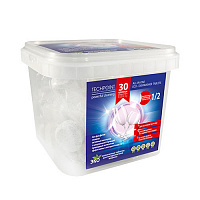 TechPoint Таблетки для ПММ All-IN-ONE ECO-DISHWASHER TABLETS (10грамм) 30 штук, арт. 9984