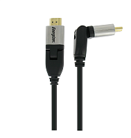 Energizer Rotating HDMI 1.4а"Hightech" BLACK 1.5M