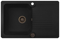 KUPPERSBERG ANCONA 1B1D BLACK METAL