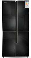 Холодильник SIDE-BY-SIDE Ginzzu NFK-500 Black