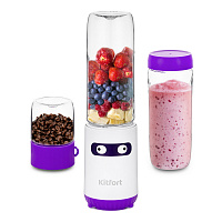 блендеры Kitfort КТ-3033-1 белый/фиолетовый