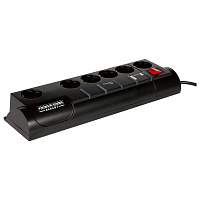POWER CUBE SISN-BLACK-10 Сетевой фильтр Garant 3м, 5+1страховка,чёрн