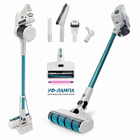 Вертикальный пылесос POLARIS PVCS 4000 белый/бирюзовый