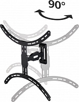 Кронштейн Hama Fullmotion H-118631 черный