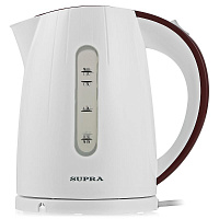 Чайник SUPRA KES-1704 white/burgundi