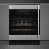 Встраиваемый винный шкаф Smeg CVI338LX3