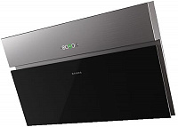 Наклонная вытяжка FABER ONYX-V BK GLASS/X A90