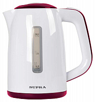 Чайник SUPRA KES-1728 white/burgundi