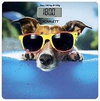 Напольные весы Scarlett SC-BS33E091, голубой/рисунок